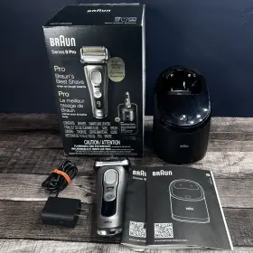 Braun 069055889725 Mens Electric Razor Series 9 Pro 9465cc Wet And Dry Lift Beard Trimmer