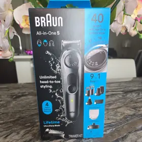 155429 Braun All-in-one 5 - 9 In 1 Rechargeable Trimmer New