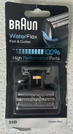 Braun 210201095651 Waterflex Foil And Cutter Replacement 51b New