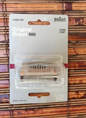 Braun 210201112624 Original 666 Foil For Lady Elegance 2 And 3 Razors Brand New Sealed