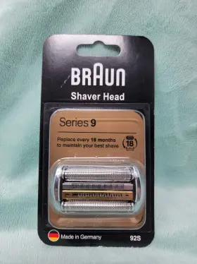 Braun 210201153405 New Oem Authentic 92s Replacement Shaver Head For Series 9 Shavers Germany