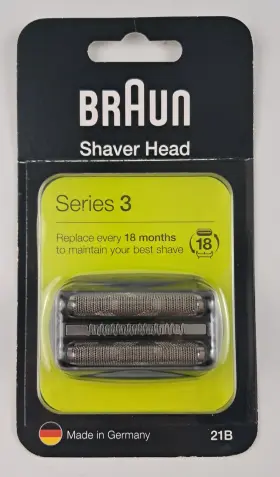 Braun 210201163596 Series 3 Proskin Electric Replacement Shavers Head 21b New Free Shipping