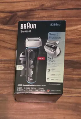 Braun 210201199182 Series 8 8330s Shaver Electric Rechargeable Wireless Cleaning/charging
