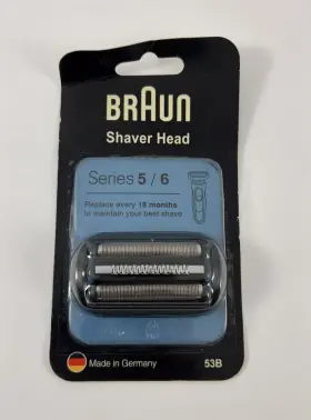 Braun 210201263067 Shaver Head Series 5/6 53b New Sealed Package