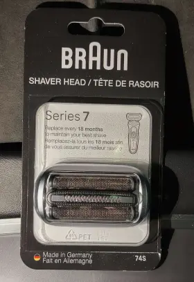 Braun 210201267866 Series 7 Shaver Head 74s Foil Cutter Silver