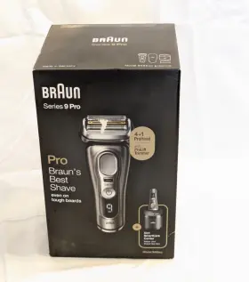 Braun 210201373063 Series 9 Pro Electric Razor Kit 5-in-1 Wet Dry Shaver Smartcare Center