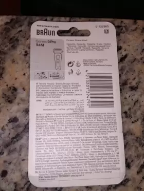 Braun 210201394792 New Series 9 Pro Replacement Shaver Head Cassette 94m #2