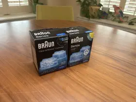 2277786640 Braun 2x Lot Clean And Renew Refill Cartridge 4 Pack For Shaver Cleaning Systems