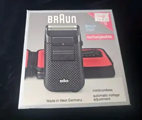2501 Braun Vintage Men Electric Shaver W. Germany Original Box