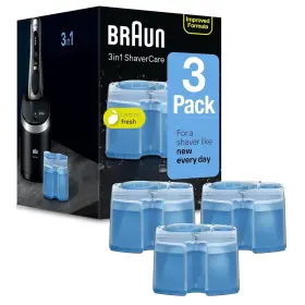 3653 Braun Clean Renew Refill Cartridges Ccr Blue 3 Count Cleaning Solution
