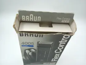 4005 Braun Vintage Flex Control Electric Shaver With Cord Box Made In Germany #3