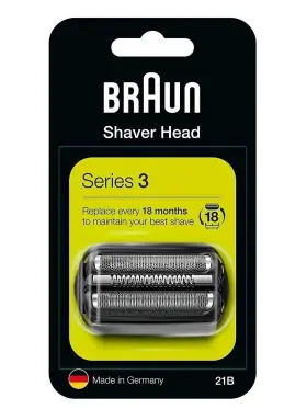 Braun 421020116362 Series 3 21b Foil And Cutter Replacement Head Cartridge New In Retail Pkg