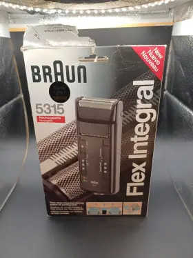 5315 Braun Shaver Flex Integral Open Box Mint Tested Working Vintage Rare