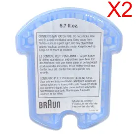 5331181 Braun X2 Clean And Renew Shaver Cartridge Refill - New Without Box