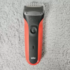 5408 Braun Series 3 Electric Shaver Mens Foil Head Red/black Cordless Rechargeable #3