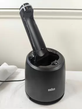 5434 Braun Electric Shaver Razor Clean And Charge Base W Power Cord For Series 5 7