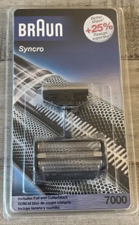549147101 Braun New 7000 Series Syncro Replacement Combo Foil Cutter Block