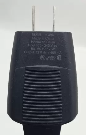 5496-5497 Braun Power Cord 7000 8000 Syncro Charger 7505 7526 7570 7680 8585 8595 8995 #3