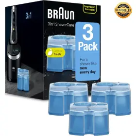 55643 Braun Clean And Renew System Cartridges/refills Ccr3 Series 3 5 7 9 Shaver Pk