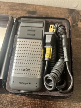 5567 Braun Pivot Foil Head Vintage Electric Razor Rechargeable Shaver With Case Works