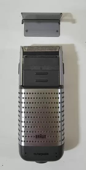 5567u Braun Vintage Rechargeable Electric Shaver With Charger And Case #2