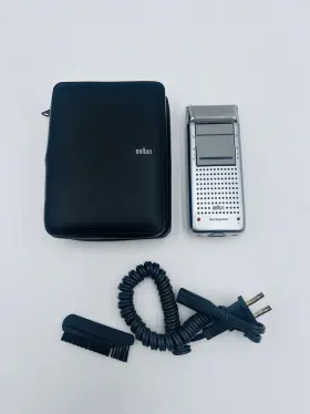 5586u Braun Vintage Rechargeable Electric Shaver Trimmer Case Cord Germany Read