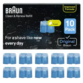 645765 Braun Clean Renew Refill Cartridges Ccr Replacement Shaver Cleaner Liquid