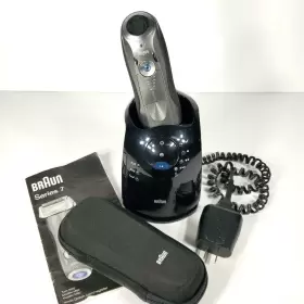 6492 Braun Series 7 790cc-4 Electric Foil Shaver With Clean And Charge Station Tested