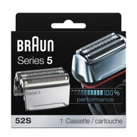 Braun 690551372840 Series 5 52s Electric Shaver Head Replacement Cassette - Silver 1 Ct