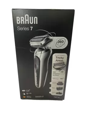 55-30b2 Braun 7027cs Series 7 360 Flex Head Electric Shaver With Beard Trimmer #2