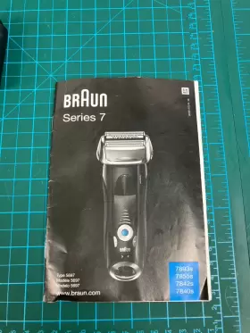 7893s Braun Series 7 Cordless Rechargeable Mens Electric Shaver W Case And Cord #2