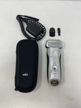 7899 Braun Series 7 Sonic Opti-foil Wet And Dry Electric Shaver With Charger Case