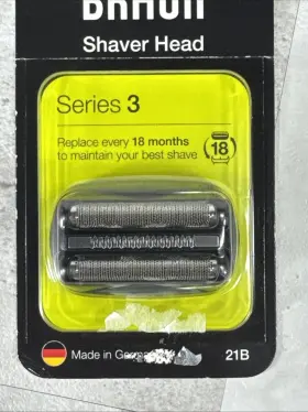 81570020 Braun Series 3 21b Electric Shaver Head Replacement Black Cassette New Sealed #2