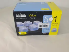 81694576 Braun New Ccr5 1 Clean And Renew Lemon-scented Cleaning Cartridge 6pck