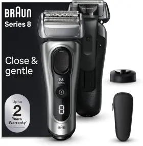 8517 Braun Series 8 Electric Razor For Men With 4 1 Shaving 5 Piece Set Silver