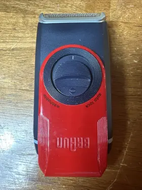 Braun 885184828332 M60 Mobile Shave Red Travel Pocket Shaver Free Shipping #2