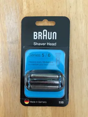 90329367 Braun Genuine Series 5/6 53b Electric Shaver Head Black Made In Germany