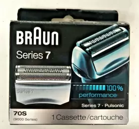 90339876 Braun Series 7 - 70s Electric Shaver Head Replacement 1-cassette-silver Nib