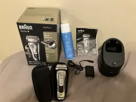 9376 Braun 9376cc Series 9 Wet And Dry Mens Electric Shaver