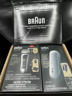 Braun 9597cc Series 9 Pro Electric Shaver Procomfort Head And Power Case #3