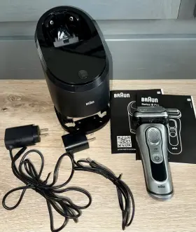 5793 Braun 9753 S9 Wet And Dry Shaver Smartcare Center Charger Ac Power Cables