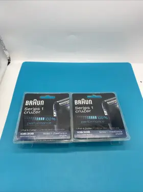 Cruzer10b Braun 98577342 2-braun Replacement Foil And Cutter Series 1 Freecontrol Cruzer10b/20b New Sealed