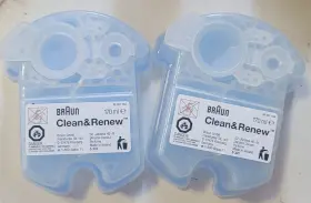 98981184 Braun Clean And Renew Shaver Cleaning Cartridges 170ml Lot Of 2