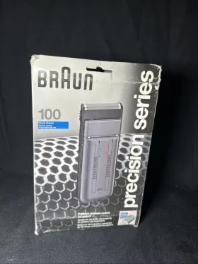 Br-100-200-f Braun 100 Precision Series Platinum Coated Foil Cord Shaver New Factory Sealed
