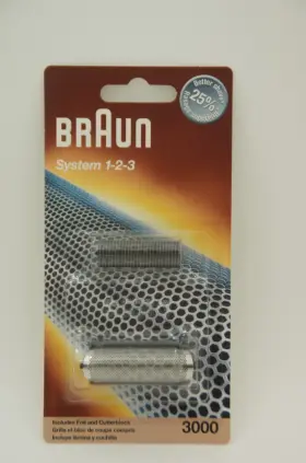 Br-81416568-fc Braun 3000 Series System 1-2-3 Shaver Foil And Cutter