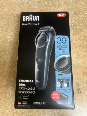 Trimmer-5 Braun Bt5240 New Beard With 39 Length Settings Shave And Trim Kit