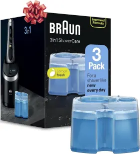 Ccr3 Braun Clean And Renew System Cartridges Refills Series 3 5 7 9 Shaver Pack #2