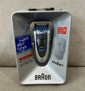 Cruzer3 Braun 3-in-1 Handheld Rechargeable Shaver - New In Box Cruzer3 Braun 3-in-1 Handheld Rechargeable Shaver - New In Box