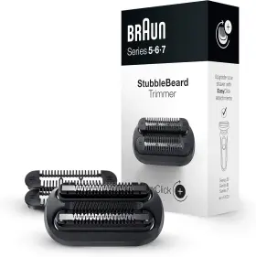 D392 Braun Stubble Beard Trimmer Attachment For Series 5 6 And 7 With 4 Combs New-open