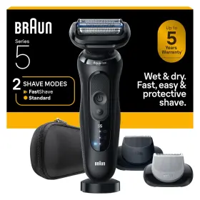 12246 Braun P Electric Razor For Men Series 5 Beard Shaver With Body Groomer Travel